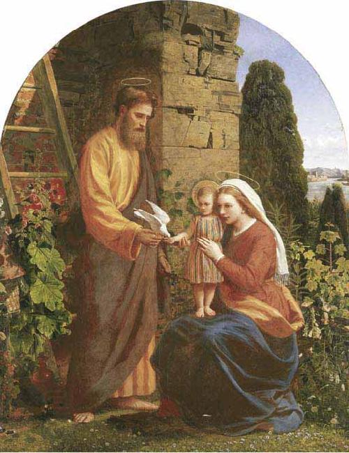 James Collinson The Holy Family oil painting picture